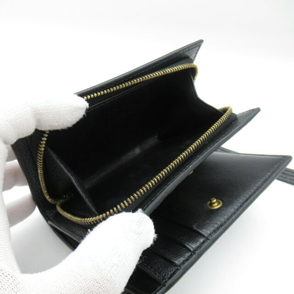 Balenciaga leather black fold bi wallet - Picture 6 of 10